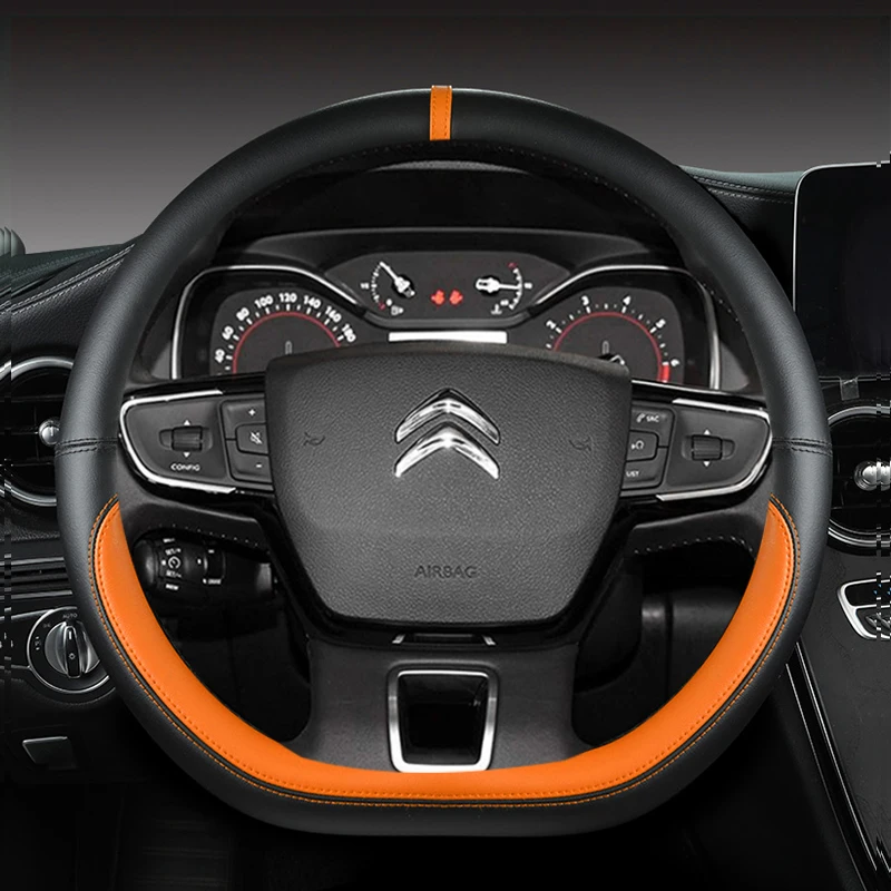 

Чехол на руль типа D для Citroen C3 II III 2009-2019 2020 C3 AIRCROSS 2017 2018 2019 2020 2021 Berlingo 3 C4 Picasso 2