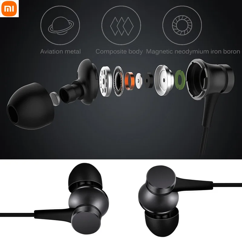 Оригинальные наушники Xiaomi Fresh Edition Mi Piston 3 гарнитура для телефона с микрофоном Samsung