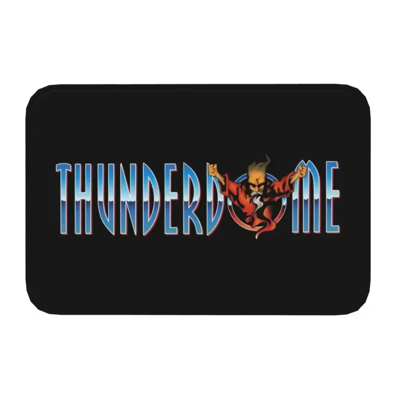 

Пользовательский коврик с логотипом Thunderdome, противоскользящий напольный коврик для входной двери, кухни, ванной комнаты, Габер, музыкальный ковер для гаража