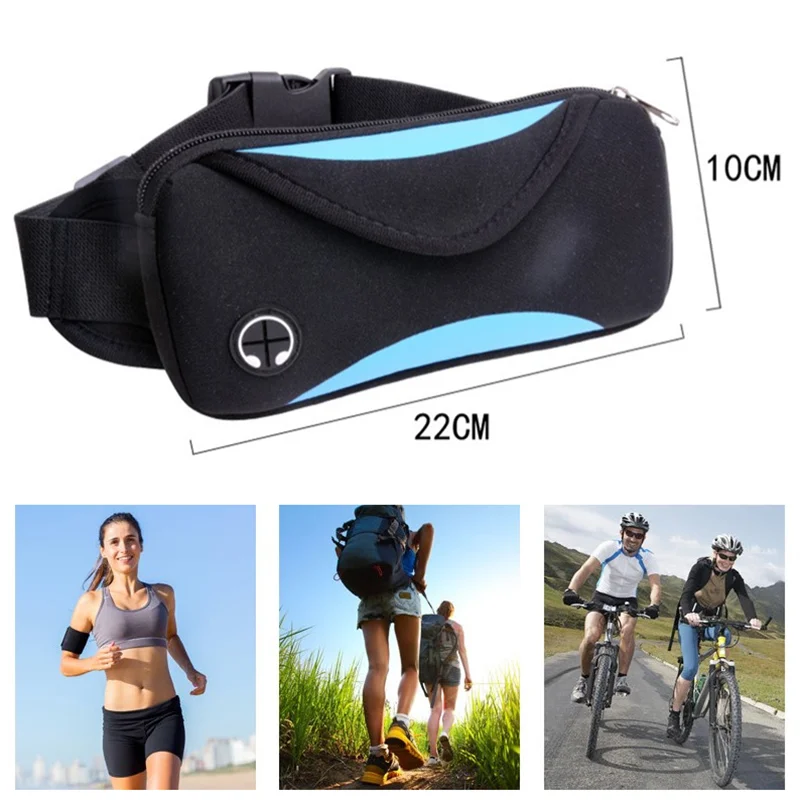 

Sport Running Waist Bag For Women Men Waterproof Comfortable Gym Bag Safty Reflective Tape Cycling Phone Case Running Belt