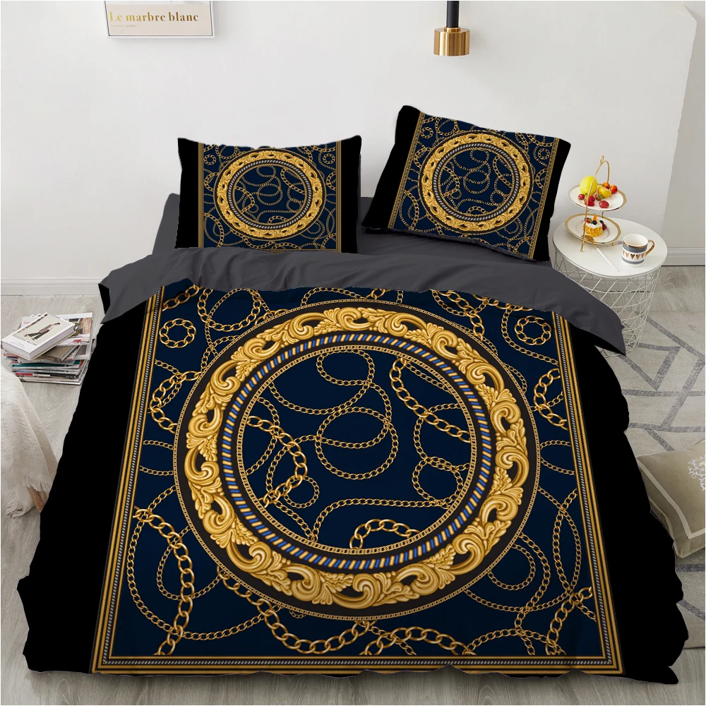 

Luxury 3D Bedding set Europe Queen King Double Duvet cover set Bed linen Comfortable Blanket/Quilt cover Bed Set Palace black