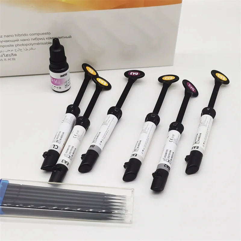 Одобренный CE светоотверждаемый стоматологический композитный комплект из смолы