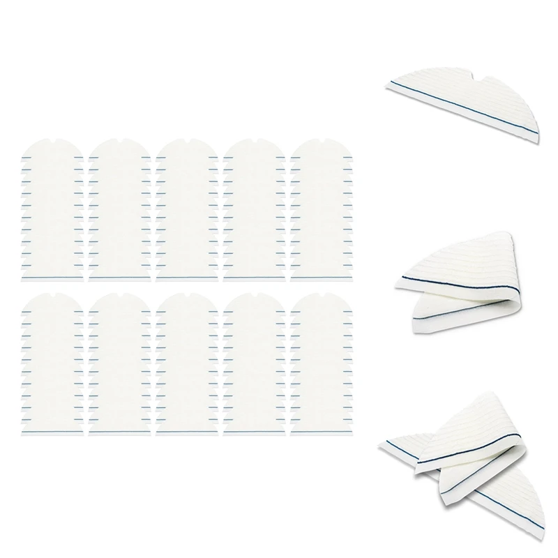 

Для робота-пылесоса Xiaomi Roborock S50, S51, S52, S55, T6, T7, одноразовая тряпка для швабры, сменные детали для очистки