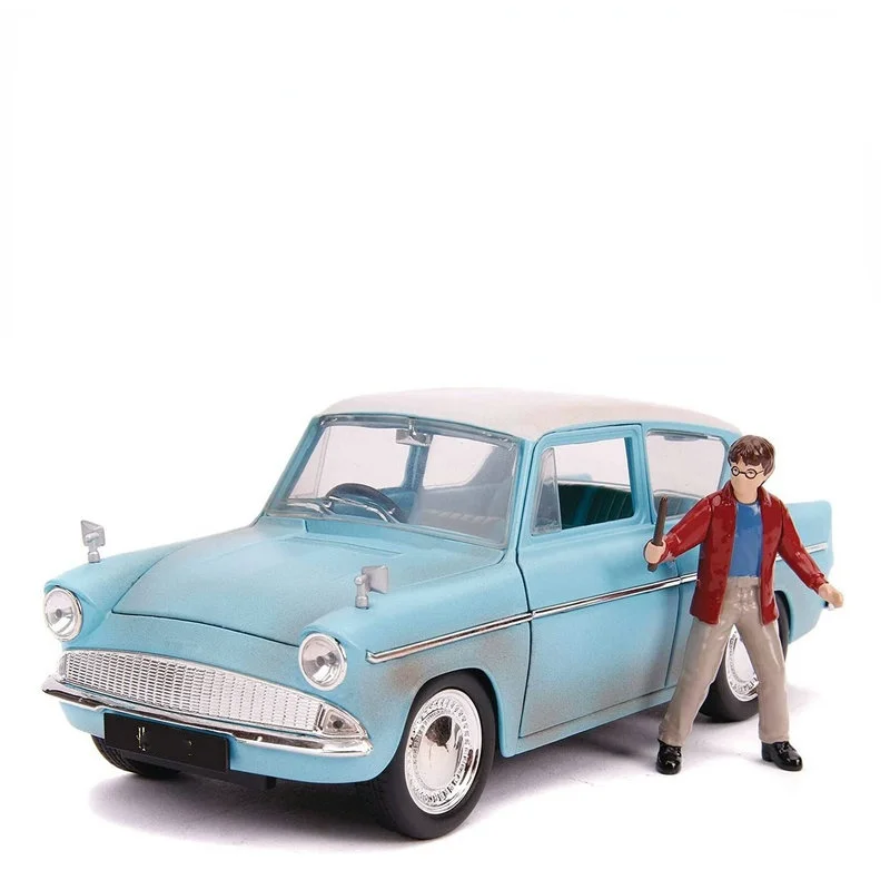 

Модель автомобиля Ford Anglia в масштабе 1:24, 1959, модель литая Классическая автомобиля из металлического сплава, игрушка для сборки, игрушка для д...