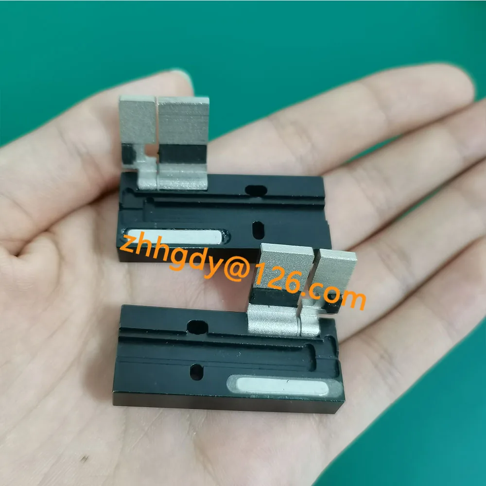 1 Pair 900um Pigtail Fiber Optic Clamps/Leather Wire/Single Core Fiber Optic Clamps  FSM-60S/80S/21S/12S Fiber Holder