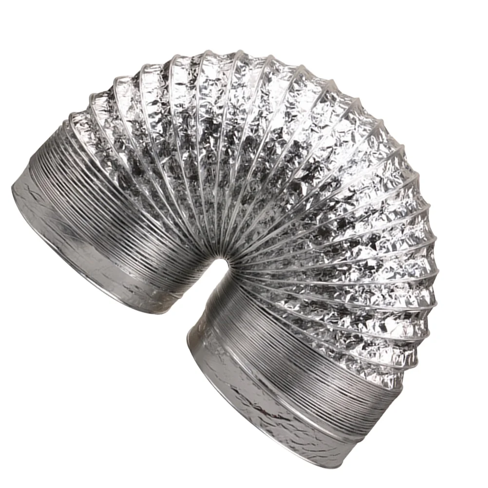 

Flexible Exhaust Tubing Ventilation Hose Dryer Duct High Temperature Resistance 150X18CM Silver
