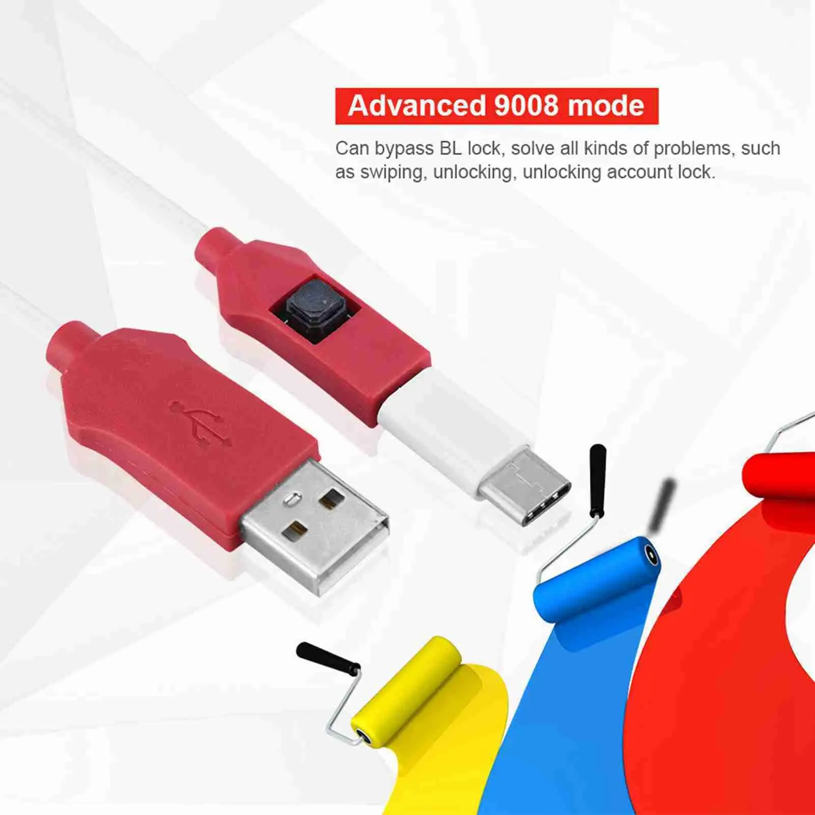 Кабель для вспышки Type-C телефонов redmi-открытый порт 9008 адаптер блокировки bl