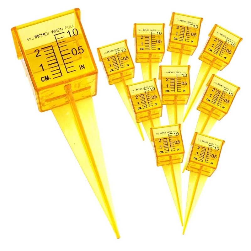 

Plastic Rain Gauge with Wide Mouth 1.5" Rain Gauge/Sprinkler Gauge for Outdoor