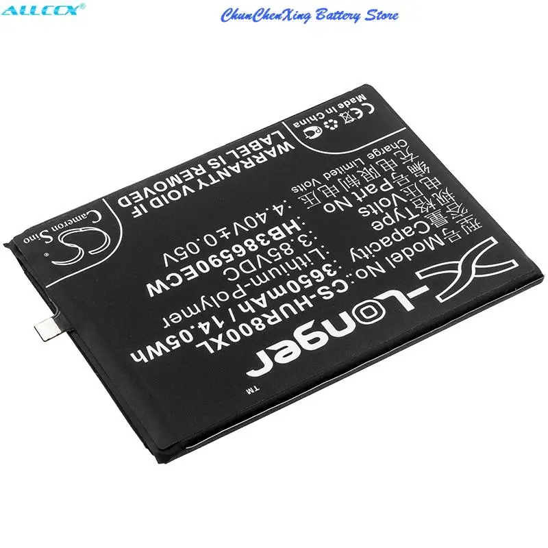 Аккумулятор Cameron Sino 3650 мАч HB 386590 ЭКВ для HUAWEI Honor 8X JSN-AL00 JSN-L21 JSN-L22 JSN-L23 JSN-LX1 JSN-LX2 JSN-LX3