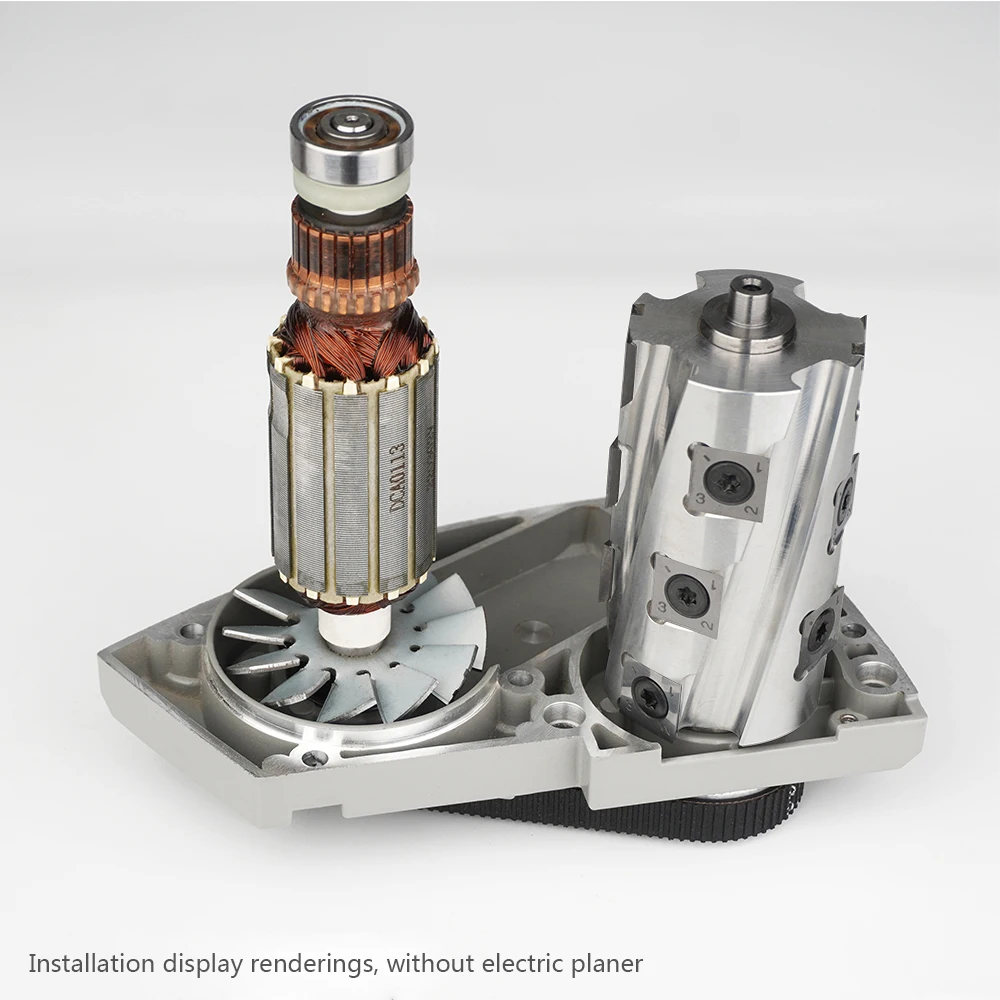 Электрический строгальный станок спиральный вал ножа деревообрабатывающий