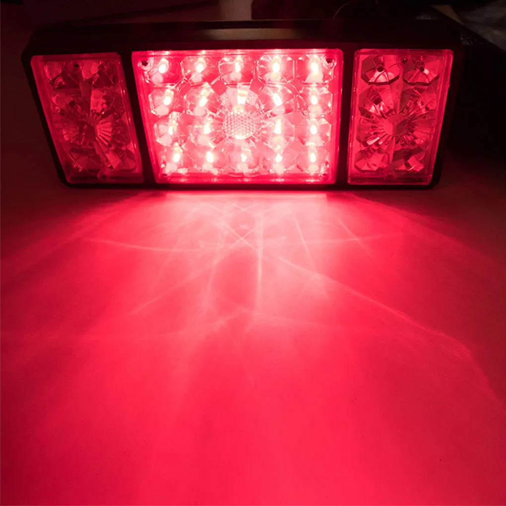 

2 Pieces Truck Tail Indicator Lamp Back Lighting Device High Visibility Warning Lamps LED Trailer Rear Light Car Fitting