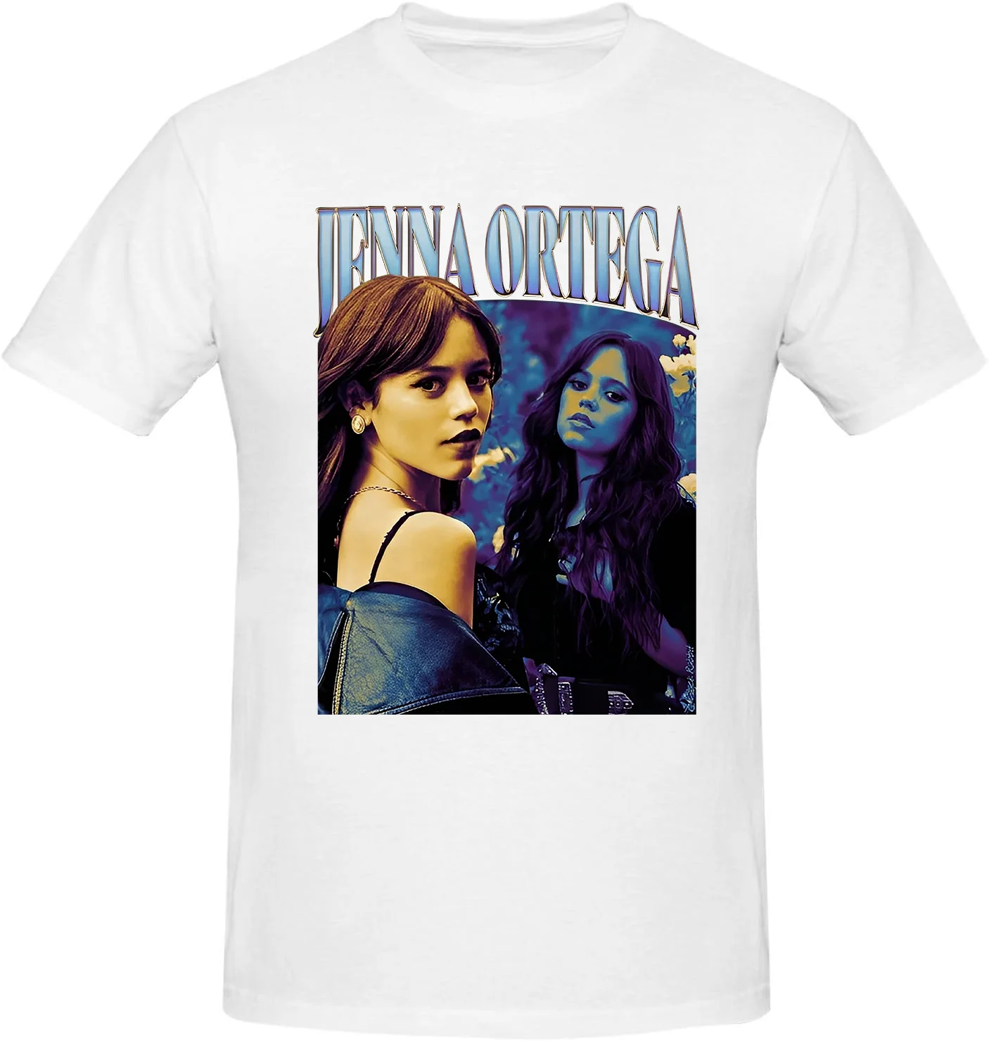 Классическая Ретро футболка Jenna Ortega в стиле унисекс