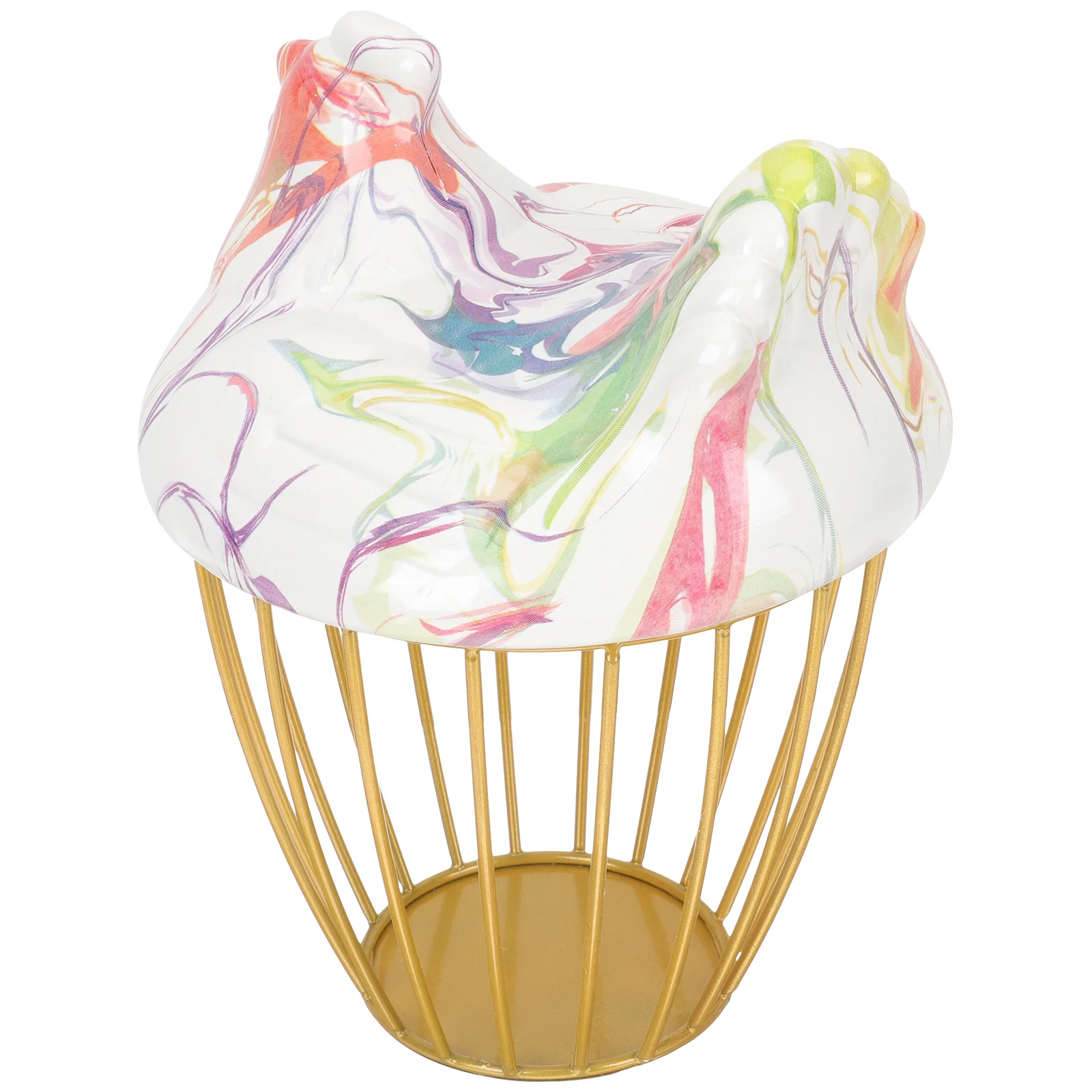 

Basket Egg Storage Wire Holder Fruit Baskets Metal Eggs Chicken Kitchen Organizer Desktop Fresh Hen Gathering Vegetable Bowl