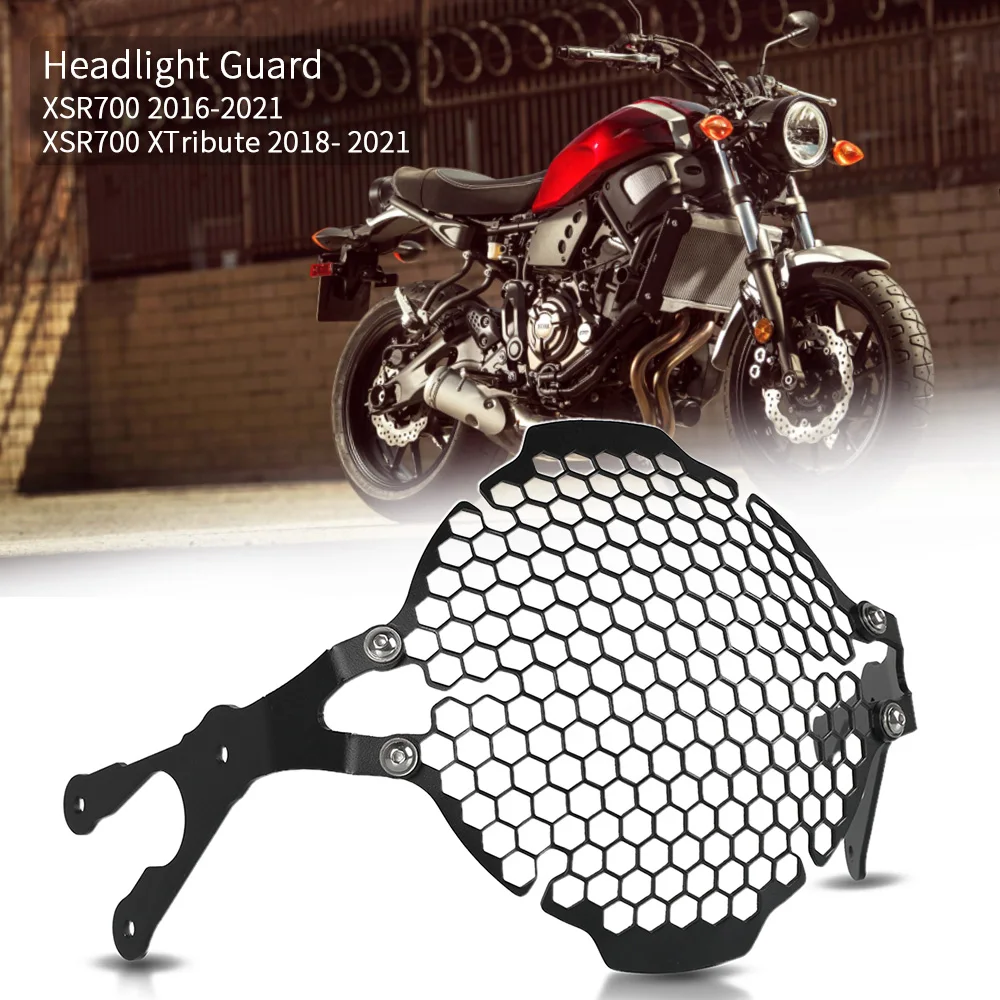 

For Yamaha XSR700 XSR 700 XTribute 2017 2018 2019 2020 Motorcycle Headlight Headlamp Grille Grill Shield Guard Cover Protector