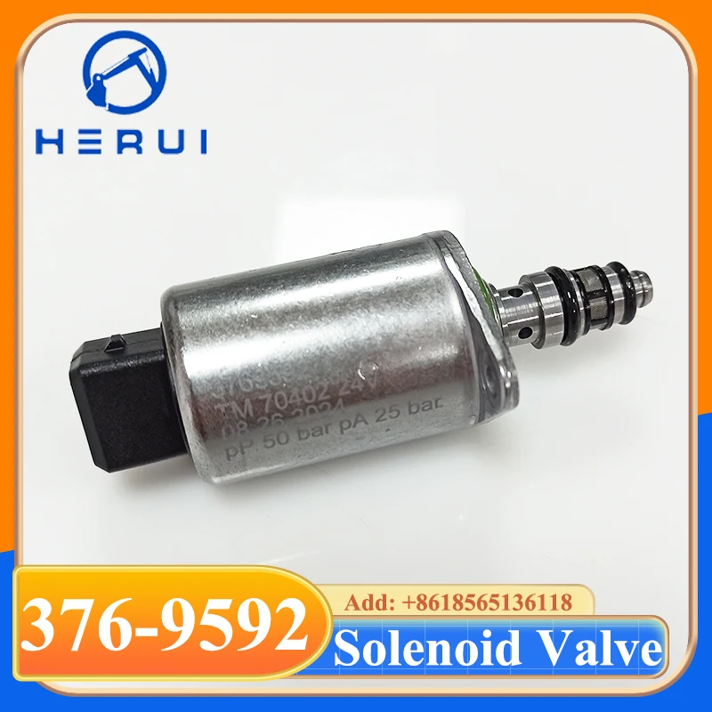 

Электромагнитный клапан TM70402 24 В 376-9592 3769592 Пропорциональный клапан электрических деталей экскаватора