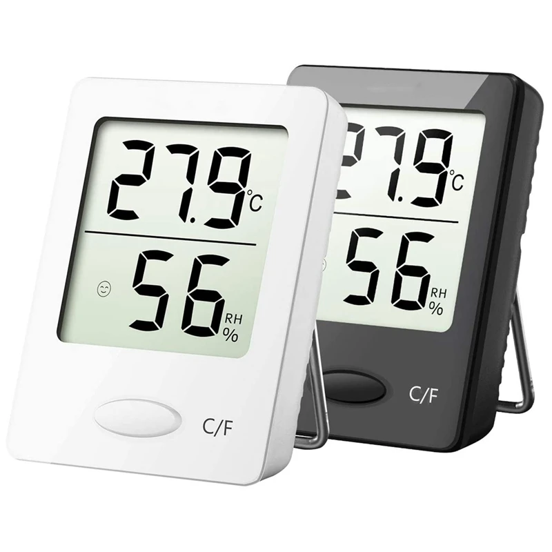 

Room Thermometer, [Mini Style] Humidity Meter, Thermometer With LCD Display, Monitor Temperature And Humidity
