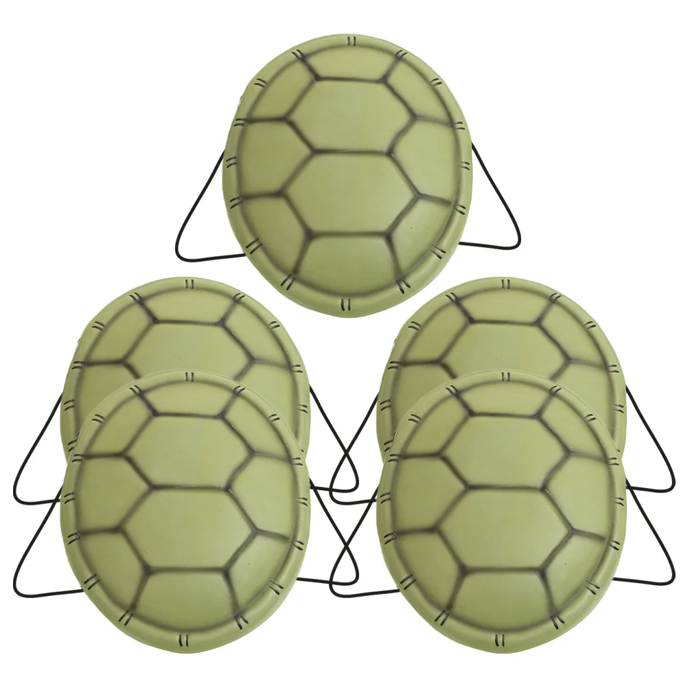

5 Pcs Browser Clothes Kids Performance Costume Turtle Shell Adornments Sea ​​turtle Party Children Props Eva