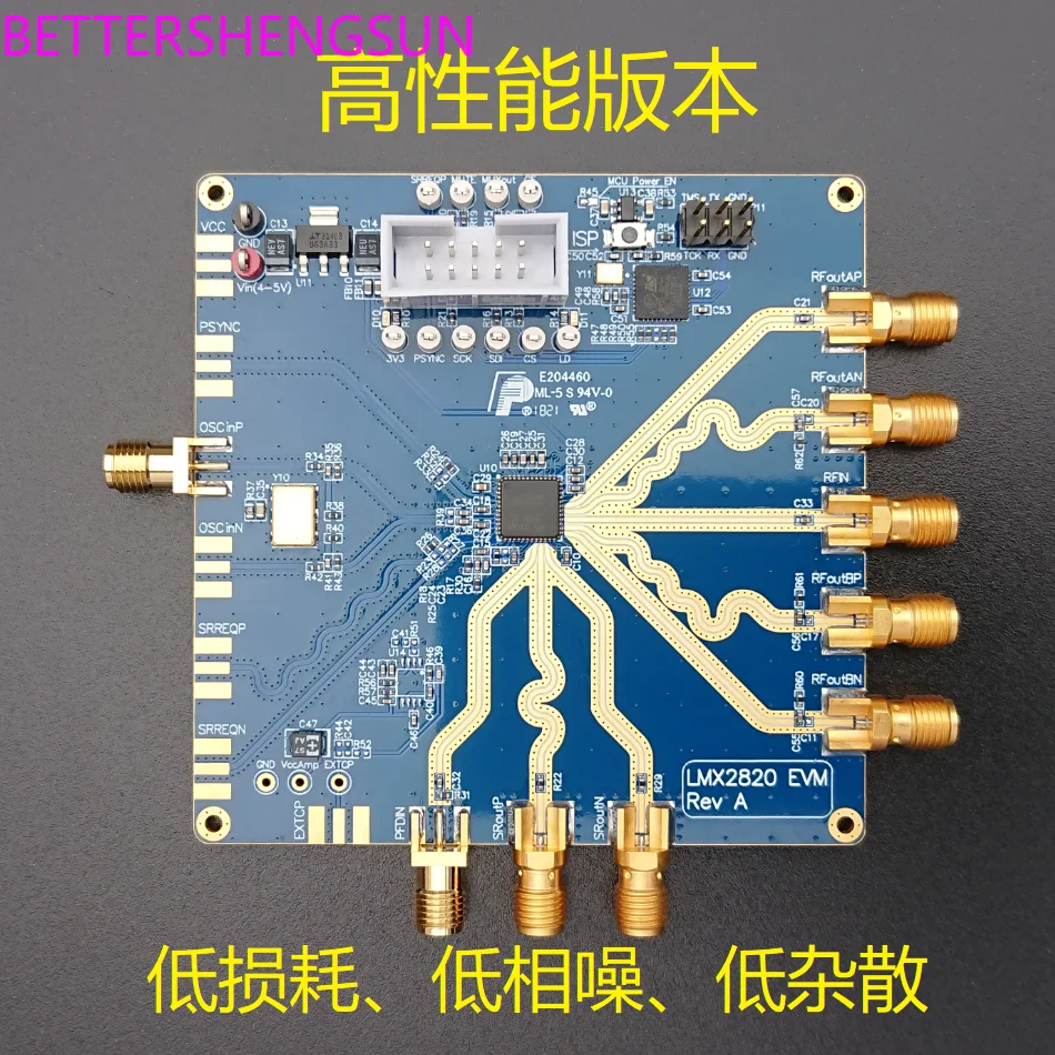Плата разработки LMX2820 высокочастотная плата RO4350B