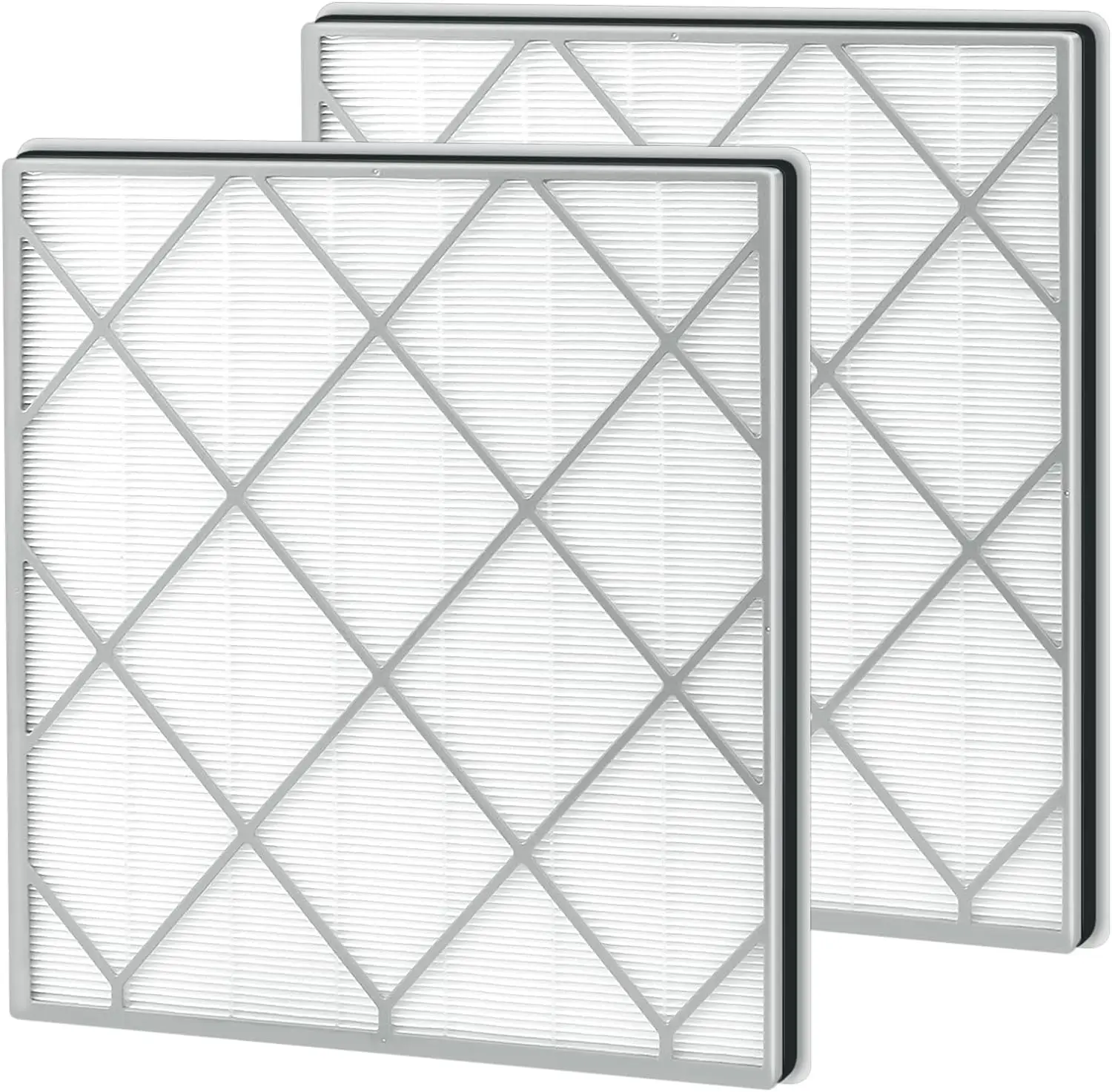 

HE401 HEPA Replacement Filter Compatible with Shark 4 Air Purifier HE401 HE402 HE405 HE400 Filter Replacement, #HE4FKPET, 2 Pack