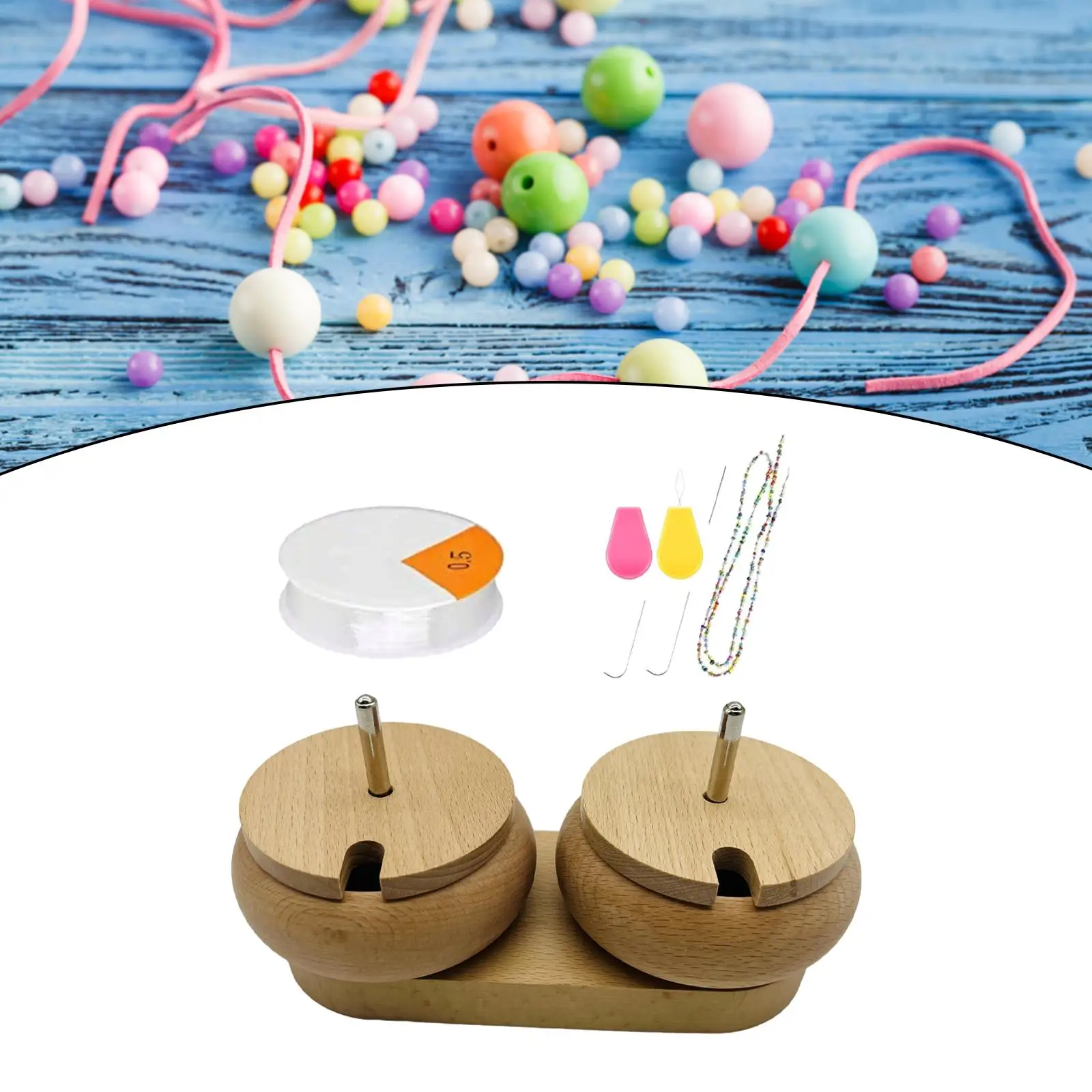 

Bead spiner spiner beads loader DIY Jewelry Tool Beading s / Wire Bead Loom Kit for Jewelry Fringe Projects Jewelry Making