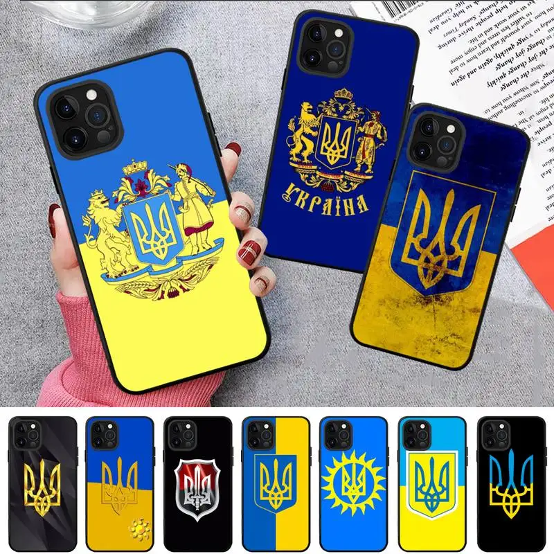 

Ukraine Flag Phone Case for iPhone 11 12 13 Mini Pro Max 8 7 6 6S Plus X 5 SE 2020 XR XS Funda Case