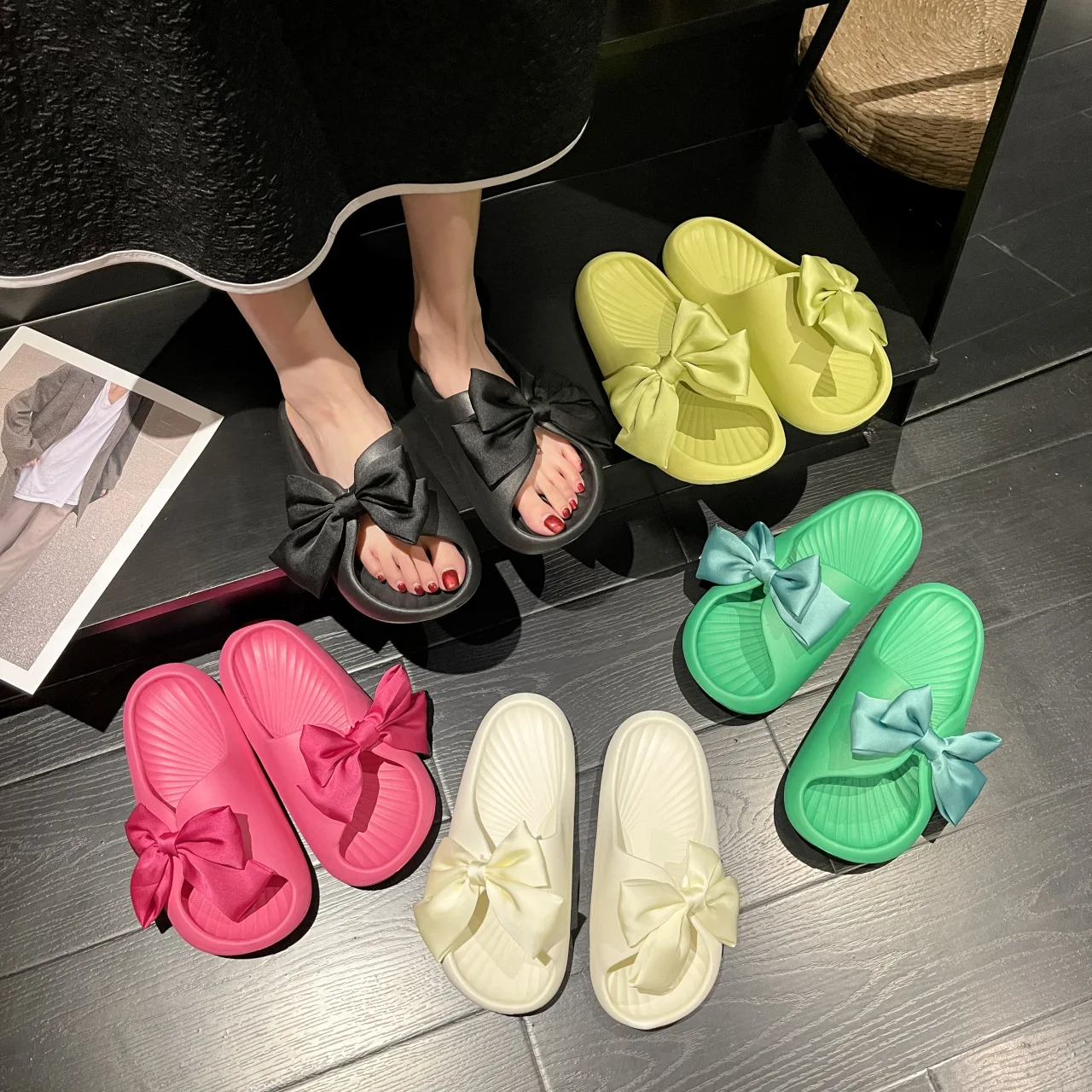 

Low Shoes Basic Rome Fabric Hoof Heels PU Rubber Low Shoes Fabric Rubber Rome Basic PU Hoof