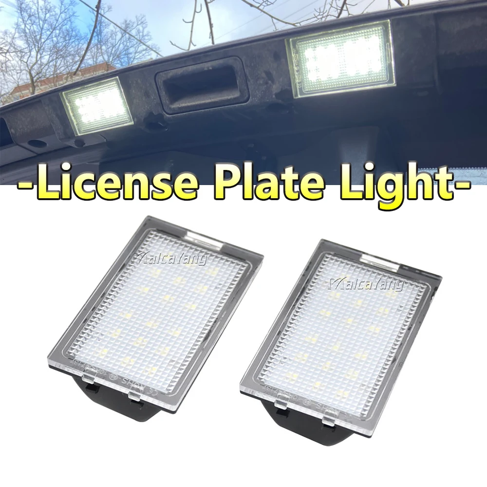 

2Pcs LED Number License Plate Light Lamps For Land Rover Range Rover Sport L320 Freelander 2 L359 Discovery 3 4 L319 XFC500040