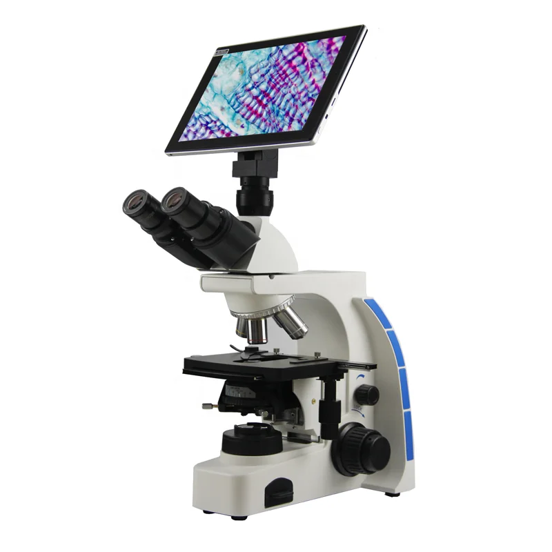 

40X-1000X Trinocular LCD Display Biological Microscope