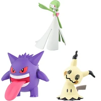 pokemon series assemble figure pokemon gengar gardevoir mimikyu evolution group scene can be illuminated figure model toys