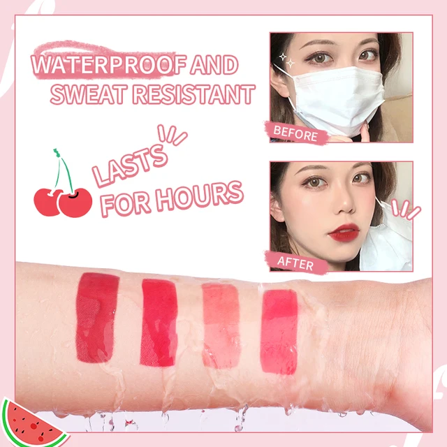Mirror Water Lip Gloss Lips Makeup Velvet Waterproof Long Lasting Moisturizing Lip Tint Not Stick Cup Liquid Lipstick Cosmetic 2