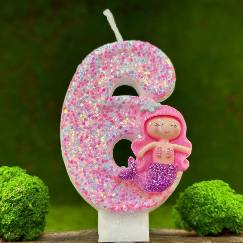 Украшение для торта в виде цифр на день рождения