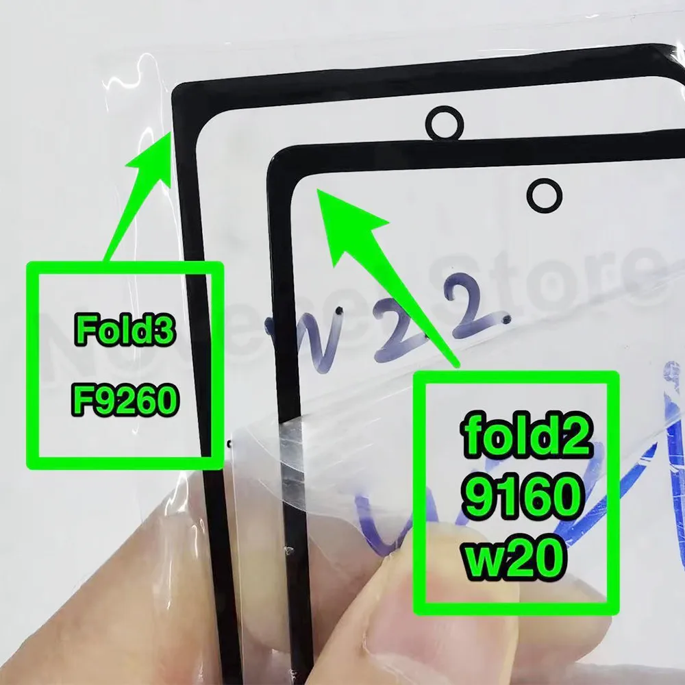 NOVECEL 5 шт. передний внешний экран с OCA клеем для Samsung Galaxy Z Fold 2 3 4 W21 W22 F9160 F926 F936
