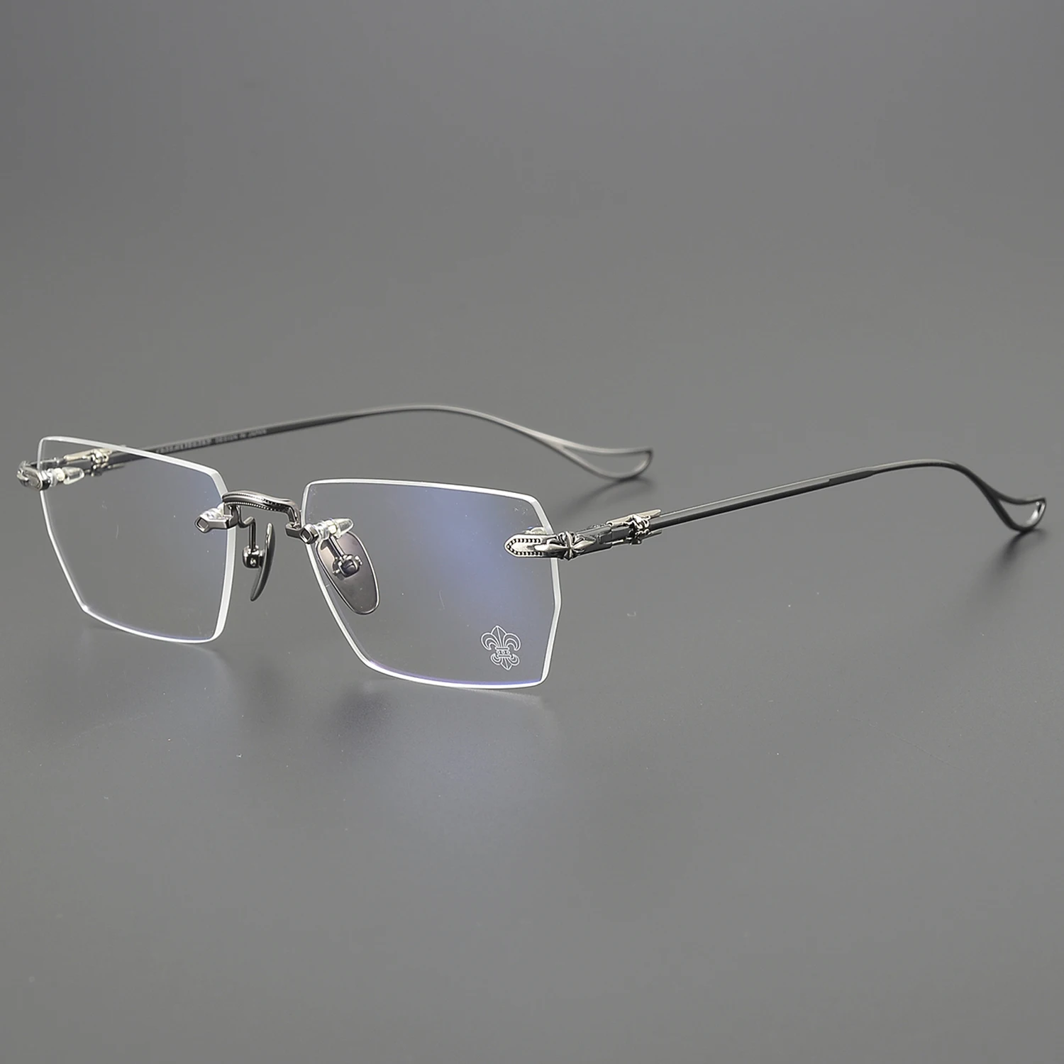 Титановые безрамочные очки NoEnName_Null