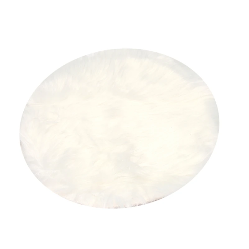 

Faux Sheepskin Wool Carpet 30 X 30 Cm Fluffy Soft Longhair Decorative Carpet Cushion Chair Sofa Mat