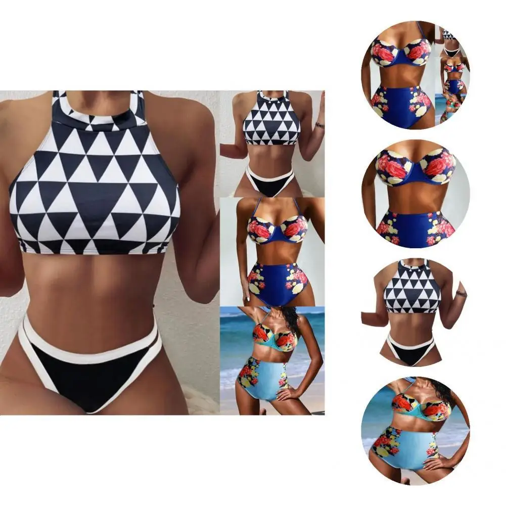 

Bathing Suit Strap Women Swimsuit Triangle Padded Trendy Breathable Bathing Suit