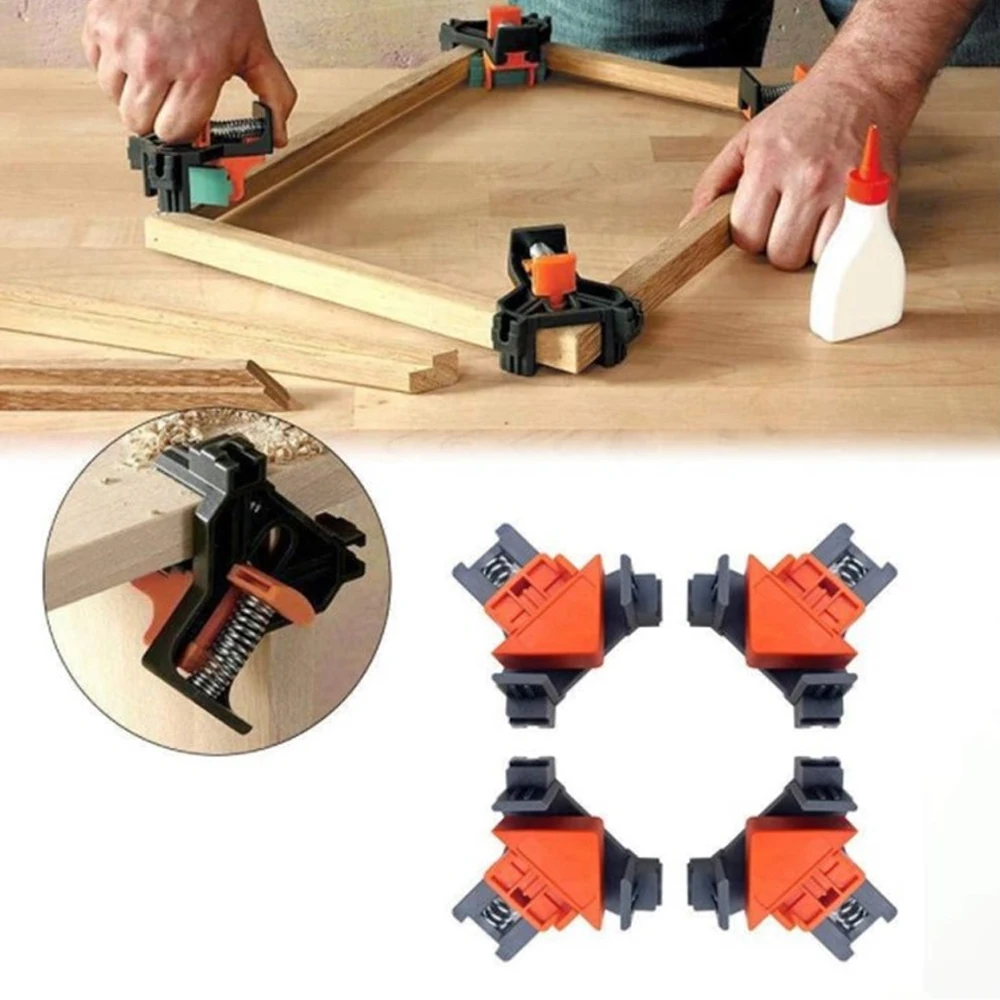 

Регулируемый зажим под прямым углом 90 градусов, фиксирующий Зажим, фоторамка, Угловое приспособление для расположения фотографий, инструме...