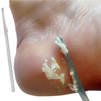 1pc professional foot care scraper stainless steel foot pedicure scraper portable nail clipper exfoliating trimmer tool