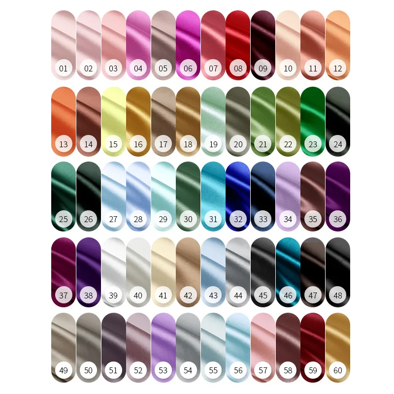 Solid Color Silk Crepe Satin Fabric For Dress Shirt Bedding Per Meter Width 114cm Clothing Cloth DIY Sewing HOT |