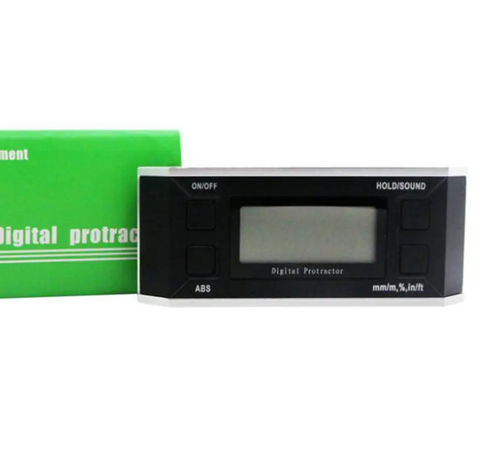 

Backlight Digital Protractor Angle Finder Inclinometer Magnetic Base Inclinometer 360 Degree Inclinometer With Magnet 5340-90