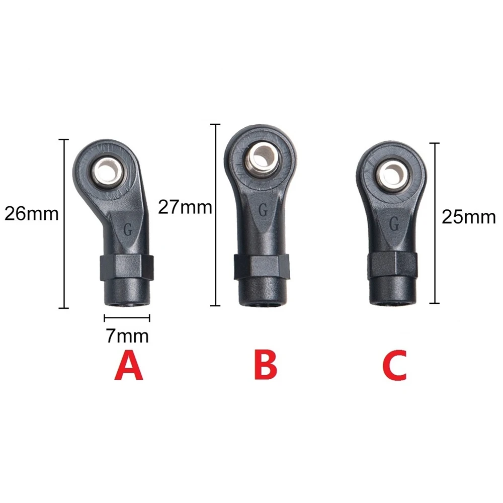 30 шт. пластиковые наконечники стержня M4 звеньевые шарики соединительное