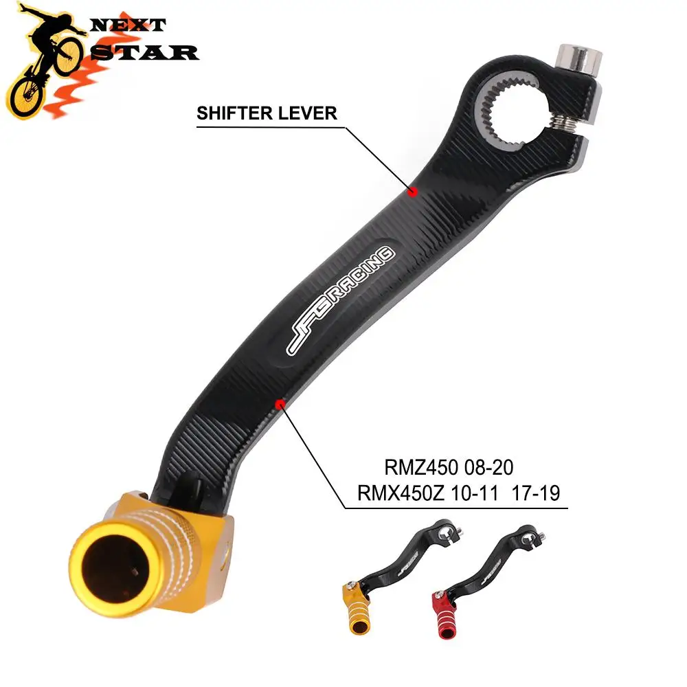 

Motorcycle CNC Aluminum Foldable Gear Shifter Shift Lever For Suzuki RMZ450 RMZ 450 08-22 RMX450Z RMZ 450Z 2010-2011 2017-2019