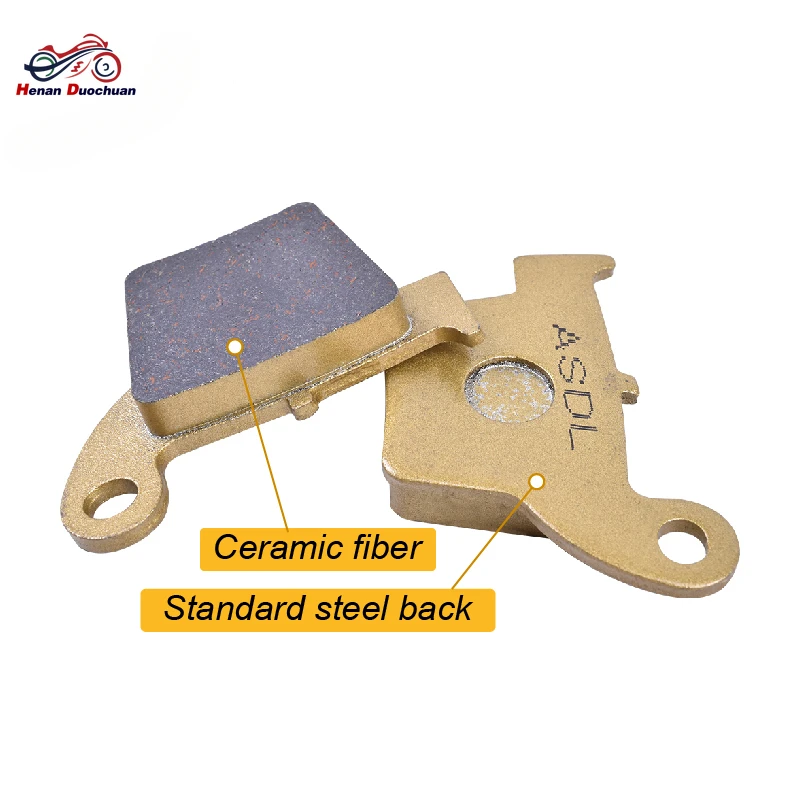 Комплект передних и задних тормозных колодок для HONDA CR125 Motard 2004 CR250R CR250 2002-2007 CRM125