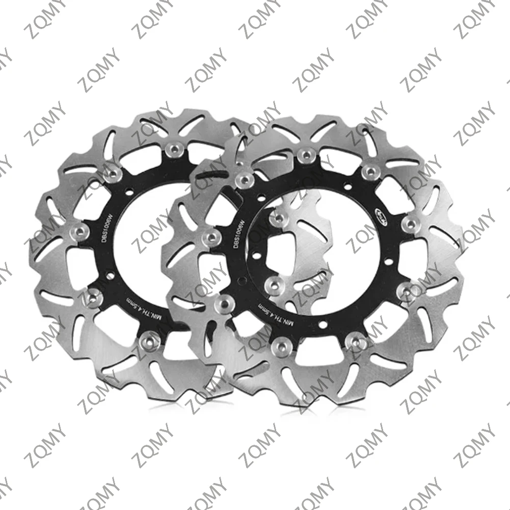 2 шт. роторы переднего тормозного диска для Yamaha XJ6 DIVERSION/FZ6 Fazer 600/FZ6 600 S2/YZF R6/MT-09 850 Tracer