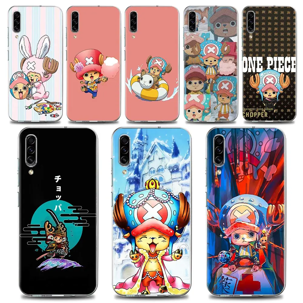 

Clear Soft Silicone Case For Samsung Galaxy Note 20 Ultra 5G 8 9 10 Lite Plus A50 A70 A20 A01 Cover One Piece Cute Chopper Anime