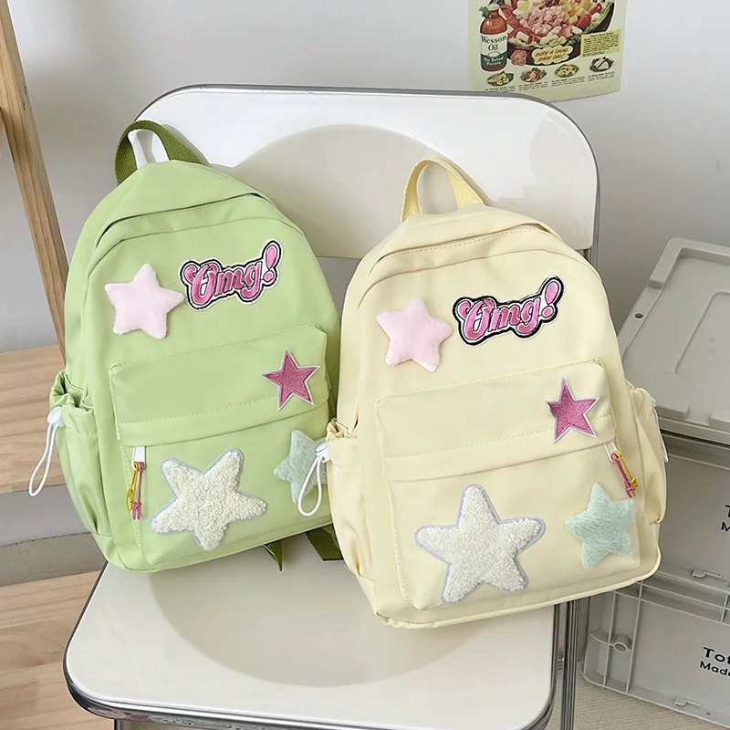 

Japanese Cute Women Backpack Nylon Waterproof Student School Backpack Large Capacity Travel Backpacks Leisure Storage Backpacks