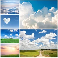 natural scenery photography background blue sky and white clouds meadow travel photo backdrops studio props 22330 tkyd 02