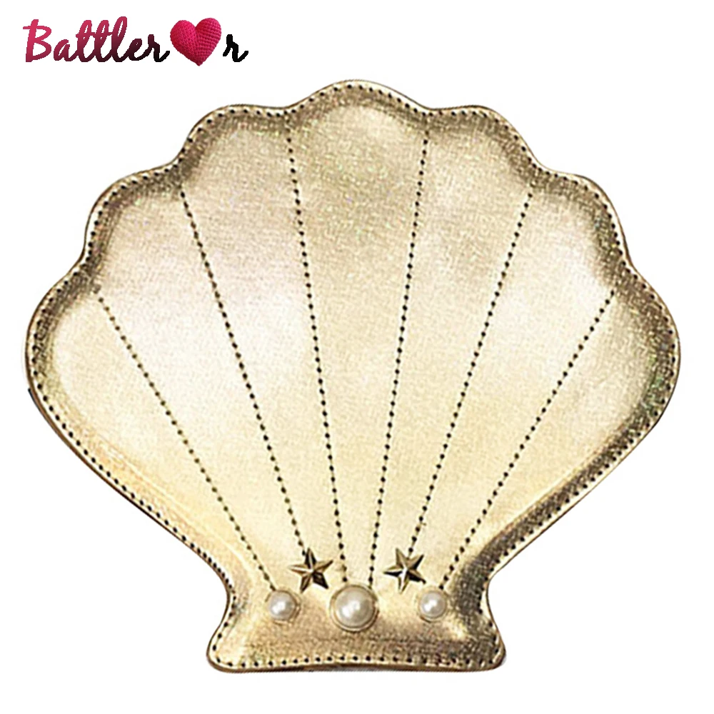 

Sea Shell Laser Leather Handbag for Women Summer Crossbody Bags Casual Chain Shoulder Purses Ladies Clutch Messenger Bags Bolsa