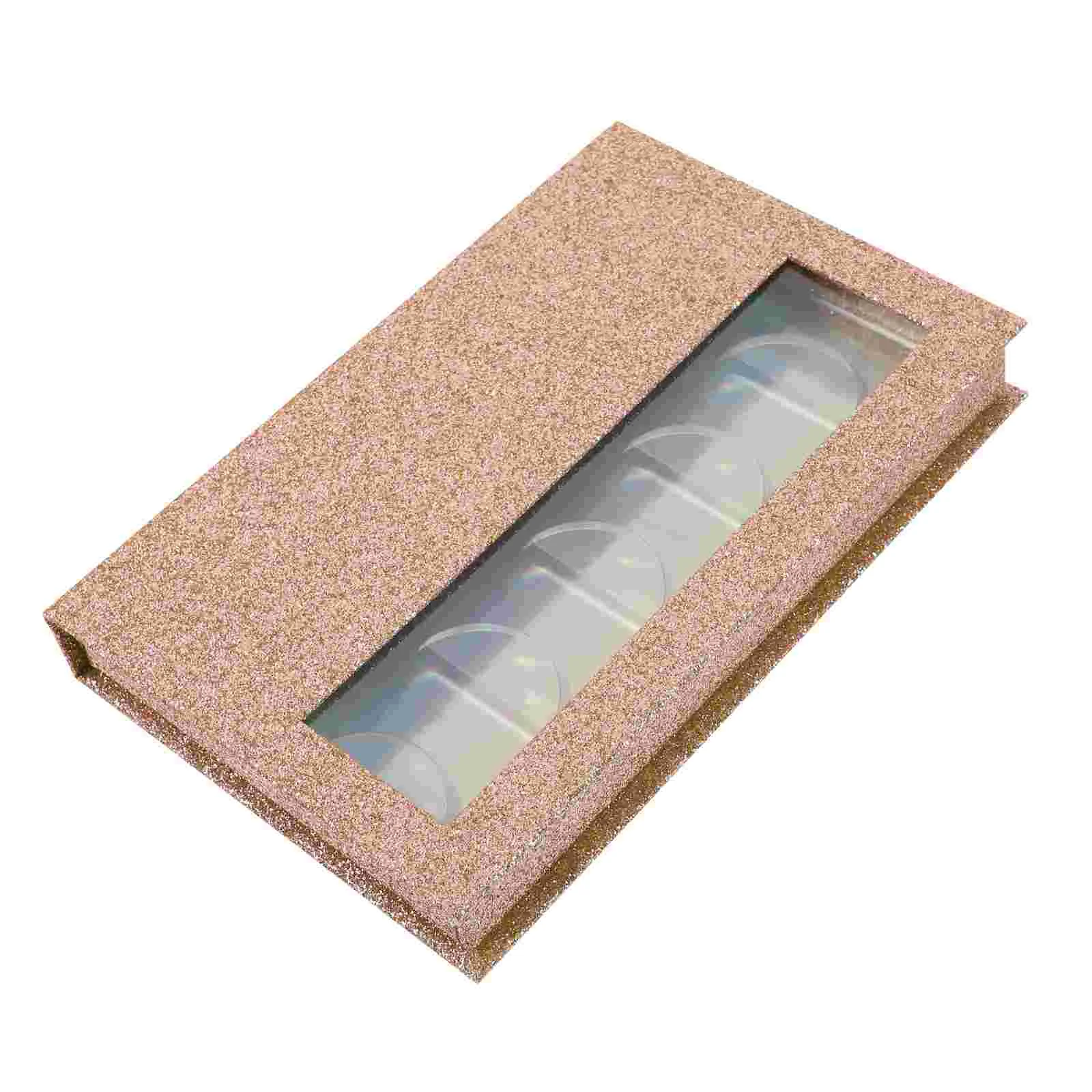 

Eyelash Boxes Case Lash Packaging Empty Wholesale Storage Organizer Box False Holder Bulk Cases Eye Glitter Fake Tray Nail
