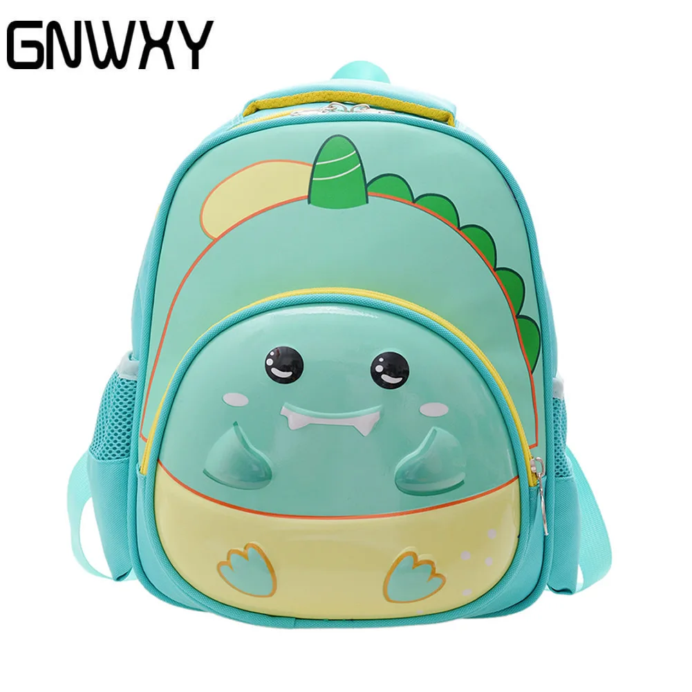 GNWXY New Small Students Schoolbag Girl Cartoon Cute Kindergarten School Bag 5-9 Years Old Children Spine Guard Backpack Boys