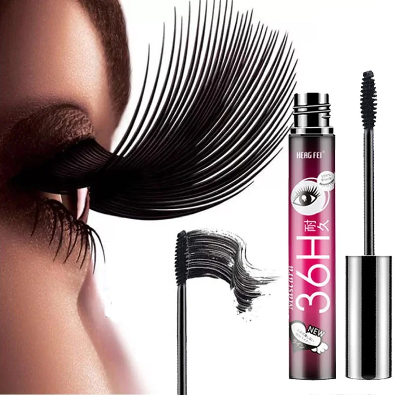 

4D Smudge-proof Mascara Waterproof Eyelash Fiber Black Ink Rimel Curling Eye Lash lengthening Makeup Extension Volume Mascara